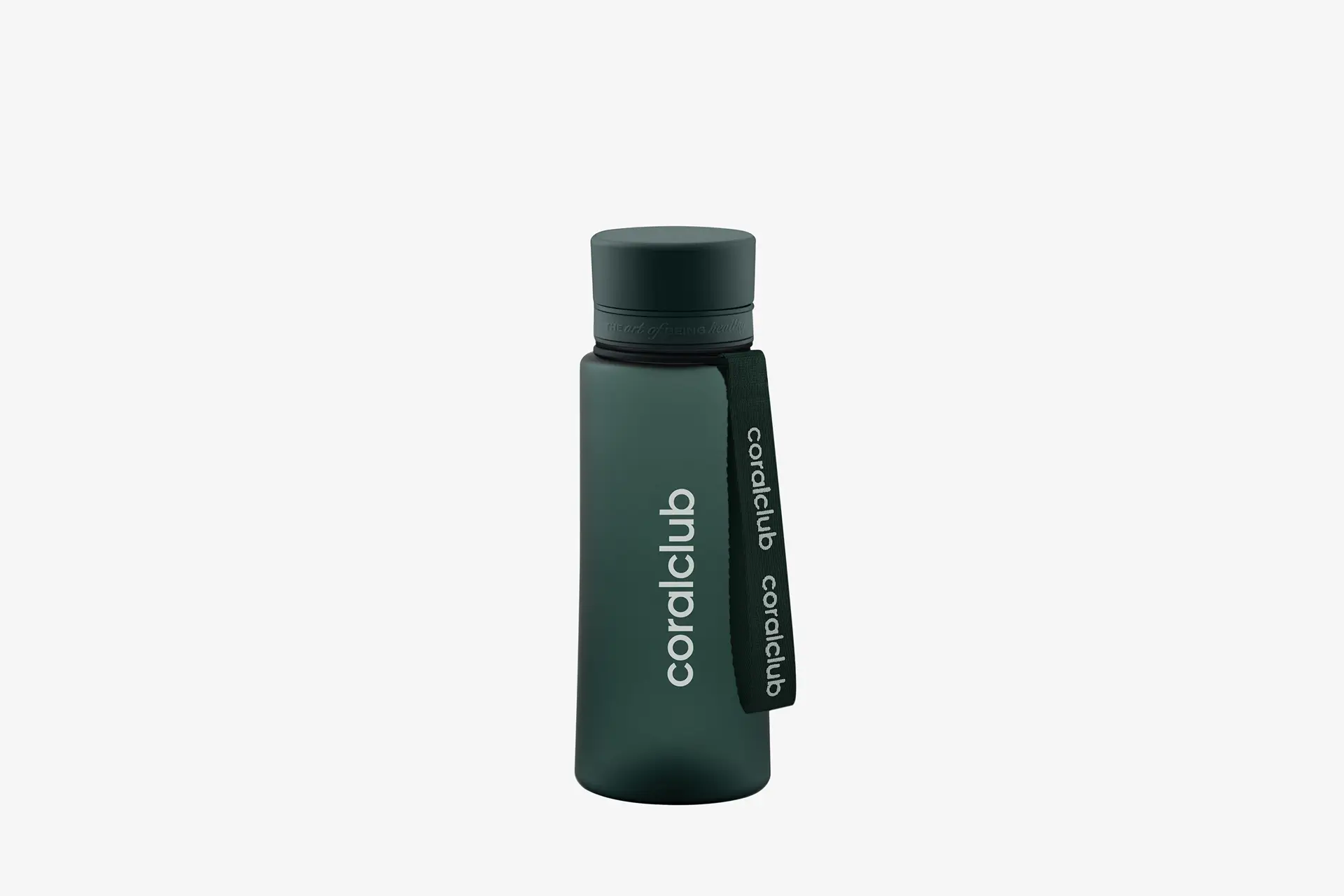 Sticlă din plastic coralclub, verde închis