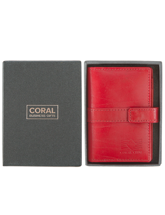 Business card holder leather